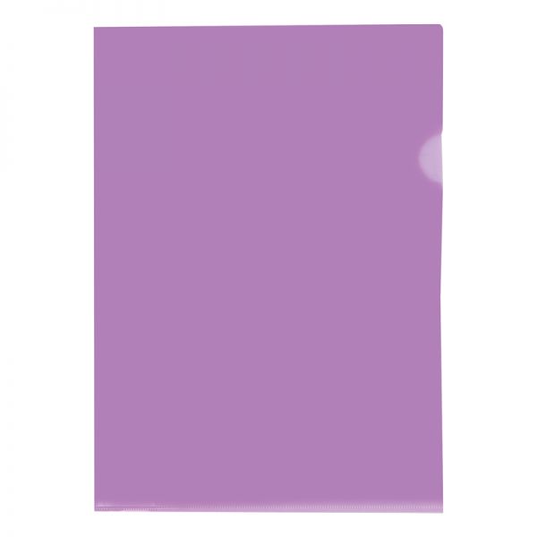 Папка - уголок  150мкм А4 "OfficeSpace" фиолетовый Fmu15-6_872 (20)
