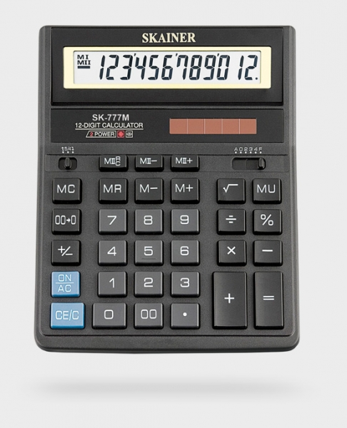 Калькулятор 12-р "SKAINER" SK-777M
