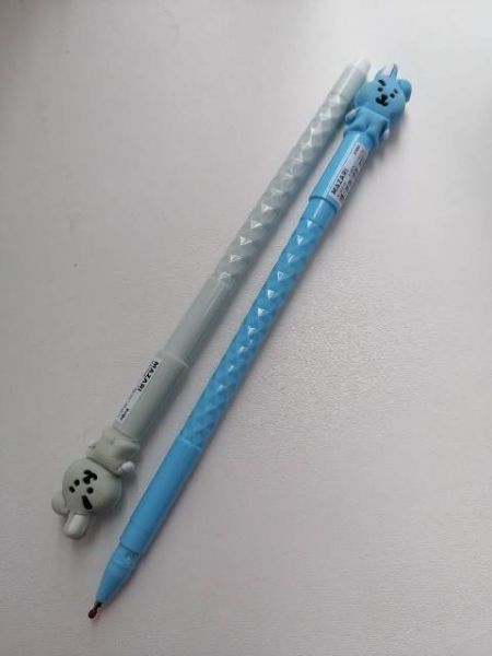 Ручка шарик масл осн "BUNNY" синяя 0.7мм., М-7618-70 (32)