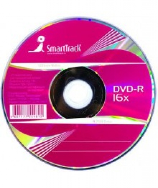 Диски DVD+R 4,7GGb 16x "SMART TRACK"