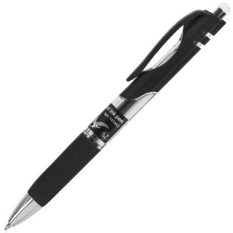 Ручка гелевая авт.  "BRAUBERG" Black Jack черная 141552 (12)