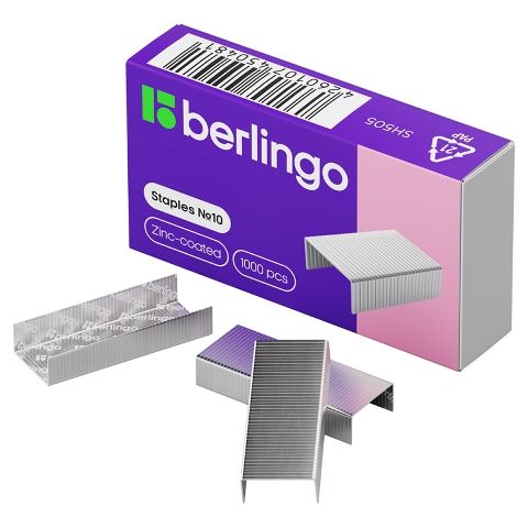 Скобы №10 "Berlingo" 1000шт SH505 (20)