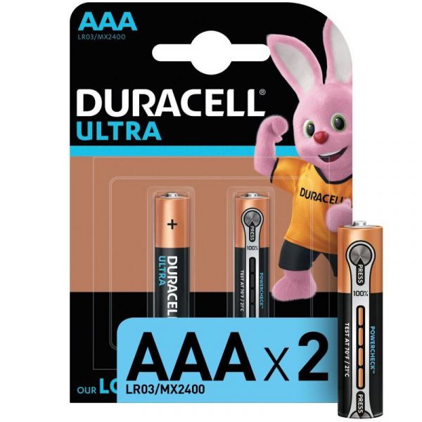 Батарейка Duracell LR03 UltraPower 2шт 