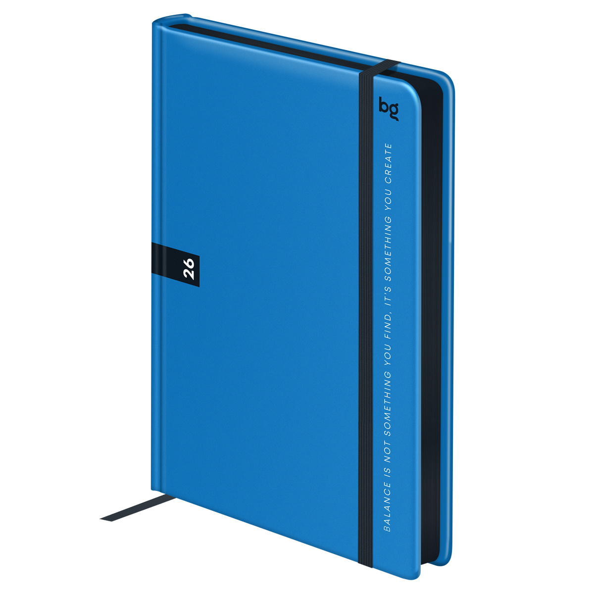 Ежедневник 2026г. А5 BG "Monochrome. Ocean" синий, soft touch., DdА5_09618