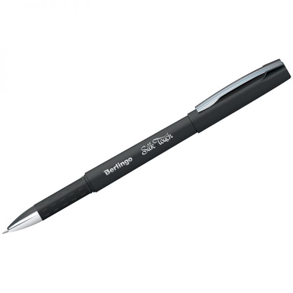 Ручка гелевая  "Berlingo" Silk touch Черная CGp_05121 (12)