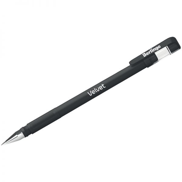 Ручка гелевая  "Berlingo" Velvet черная 0.5мм., CGp_50125 (12)