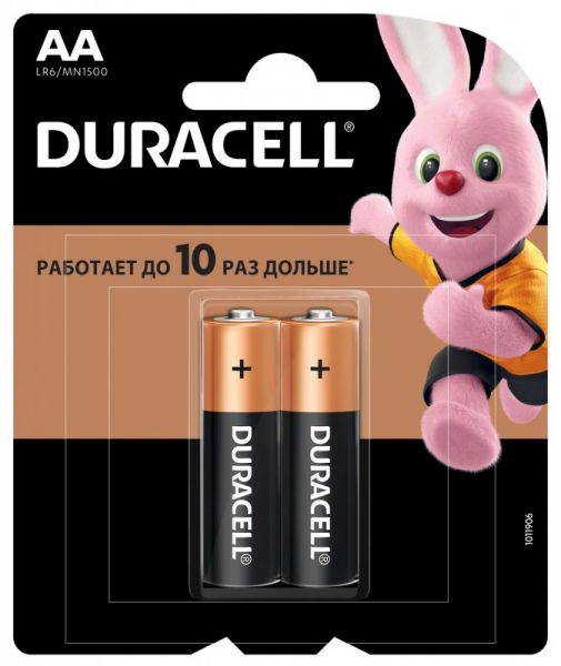 Батарейка Duracell LR6 Basic 2шт